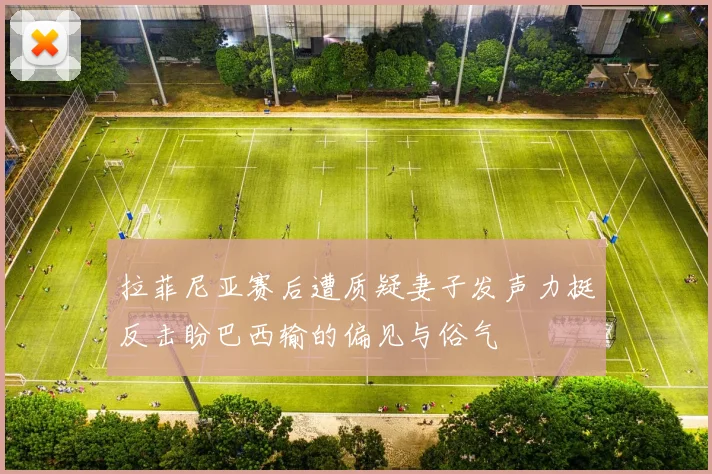 拉菲尼亚赛后遭质疑妻子发声力挺反击盼巴西输的偏见与俗气